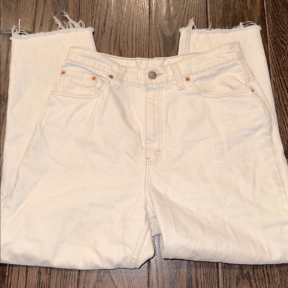 Levi’s Jeans tapered leg 12 short raw hem